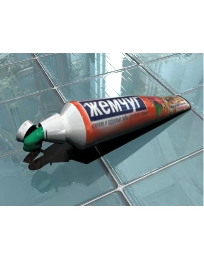 Тюбик зубной пасты