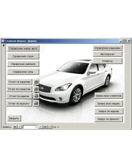 База данных по прокату автомобилей 78
