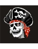 Пиратский флаг (веселый Роджер) в векторе