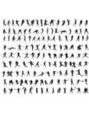 Виды спорта в иконках (пиктограммы) в векторе