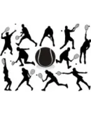 Виды спорта в иконках (пиктограммы) в векторе