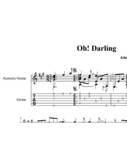 Oh! Darling (The Beatles) pdf+gp6