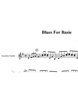 Blues for Basie (Joe Pass) Ноты, табы, GP6