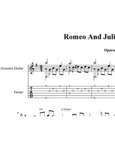 A Time For Us (Romeo &amp Juliet) pdf+gp6