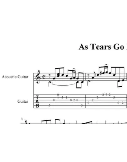 As Tears Go By (The Rolling Stones) pdf+gp6