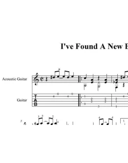 Ive Found a New Baby (S. Williams) Ноты, табы, GP6