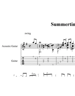 Summertime (George Gershwin) pdf+gp6