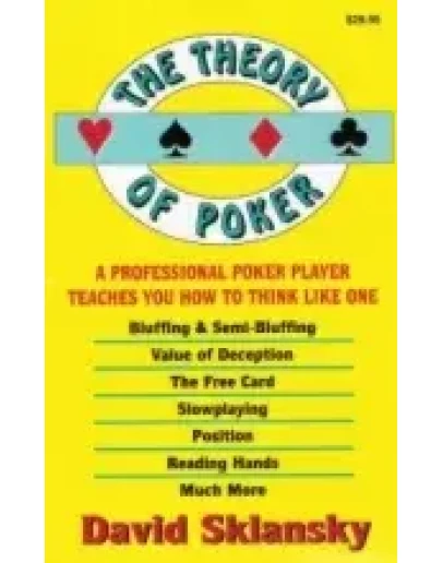 Теория покера. Автор: Дэвид Склански