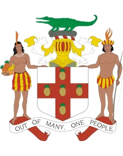 герб Ямайки в векторе