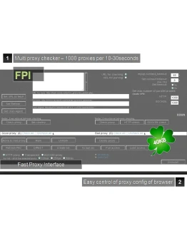 FPI - Fast Proxy Interface проксиЧекер, cURL multi