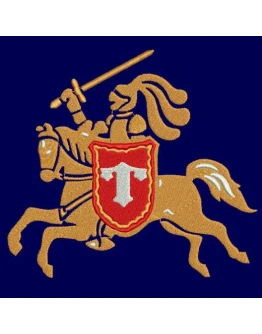 Машинная вышивка Рыцарь на лошади