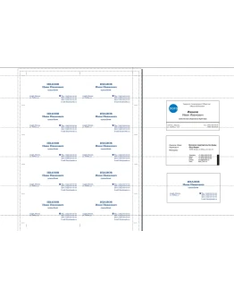 Шаблон визитки cdr
