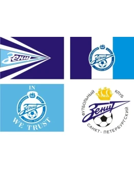 Зенит футбольный клуб вектор