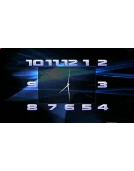 Blue Abstraction Clock activation code