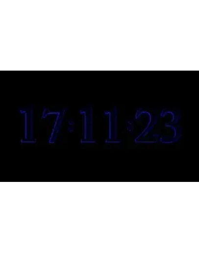 Digital Clock 3d code activation