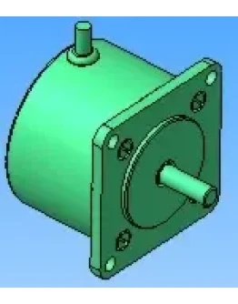 Шаговый двигатель от матричного принтера (3d модель)