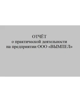 Отчёт по практике