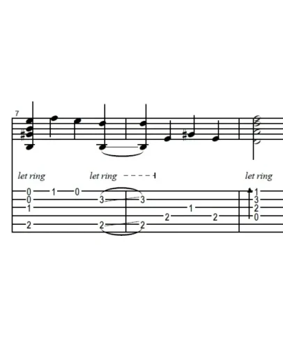 Иванов А. - Боже какой пустяк Аранжировка для гитары