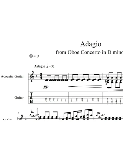 Adagio - Marcello/Bach. pdf+gp6