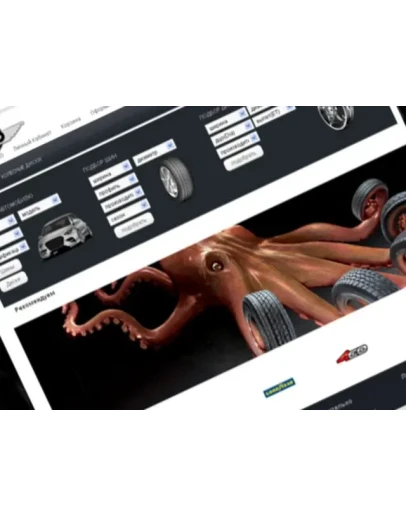 Магазин Шин и Дисков с Базой Авто