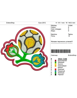 Машинная вышивка 