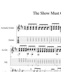 The Show Must Go On - pdf+gp6