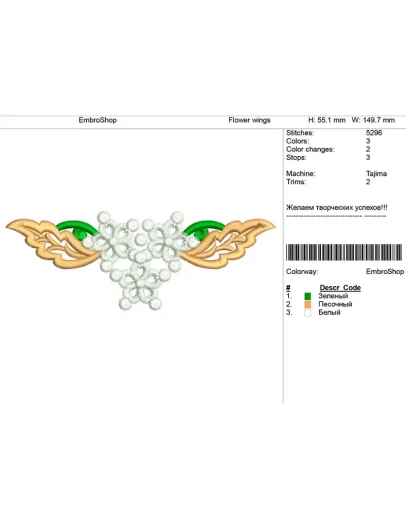 Дизайн машинной вышивки 