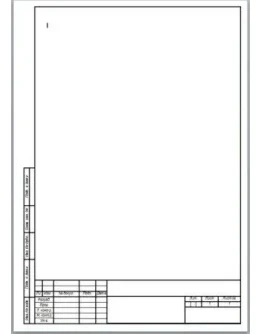 A4 (А4) рамка в формате docx вертикальная