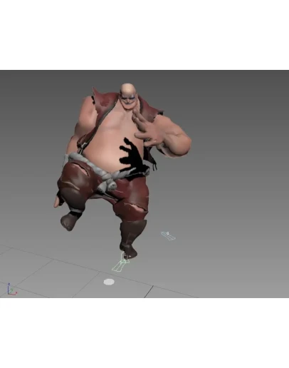 Полусумасшедший жирный монстр