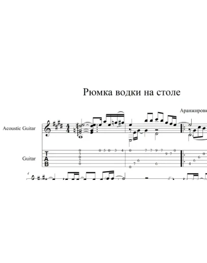 Рюмка водки на столе - Г. Лепс. pdf+gp6