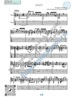 Angie (Ноты и табы для гитары соло)
