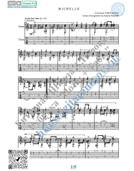Мишель (Ноты и табы для гитары соло) Мишель (Ноты и табы для гитары соло)