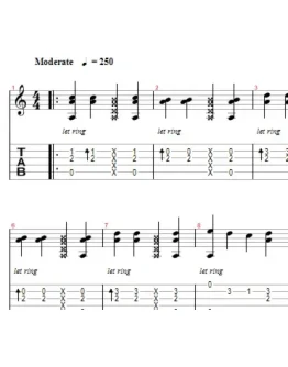 Лицей - Осень Аранжировка для гитары GTP