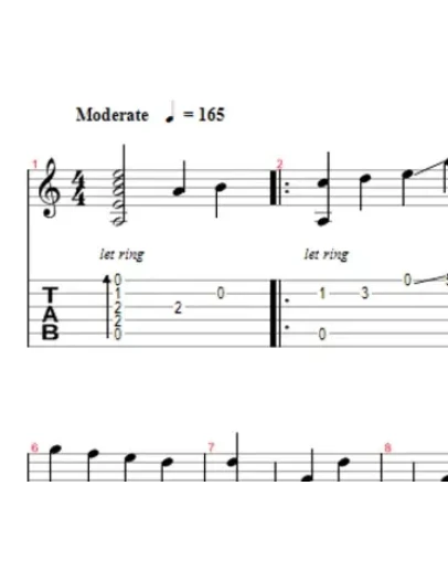 Любэ - Ты Неси Меня Река Аранжировка для гитары GTP