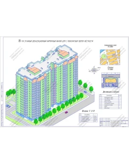 16-ти этажный жилой дома с монолитным ядром жёсткости