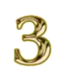 Анимированные золотые буквы и цифры русского алфавита