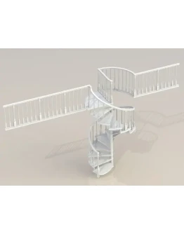 Лестница 012 (Каталог 3D-Уроки по SolidWorks)