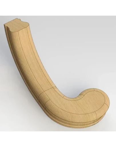 Волюта 002 (правая) (Каталог 3D. Уроки по SolidWorks)