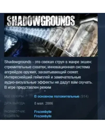 Shadowgrounds STEAM KEY REGION FREE GLOBAL+РОССИЯ