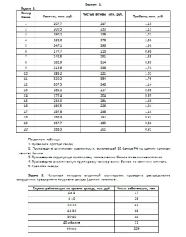 Статистика 1 вариант (11 задач)