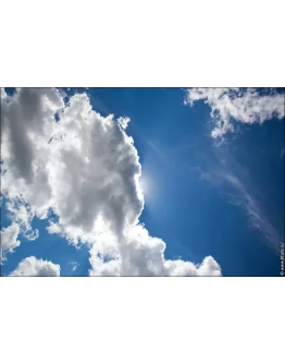 Фото для натяжного потолка небо с облаками в ванной