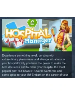 Hospital Manager STEAM KEY REGION FREE GLOBAL+РОССИЯ Hospital Manager STEAM KEY REGION FREE GLOBAL+РОССИЯ