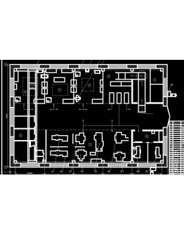 Чертежи 2-х технологических планов цехов (AutoCad)
