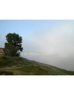 На Оби по утрам туман