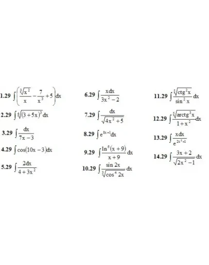 ИДЗ 8.1 Вариант 29. Решения Рябушко А.П.