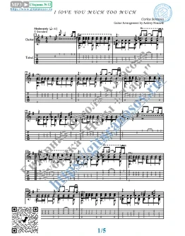 I Love You Much Too Much (Ноты и табы для гитары соло) I Love You Much Too Much (Ноты и табы для гитары соло)