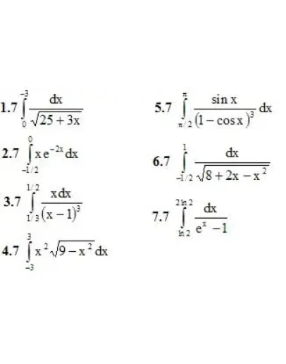 ИДЗ 9.1 Вариант 7. Решения Рябушко А.П.