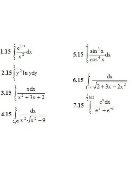 ИДЗ 9.1 Вариант 15. Решения Рябушко А.П.