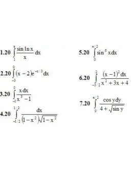 ИДЗ 9.1 Вариант 20. Решения Рябушко А.П.