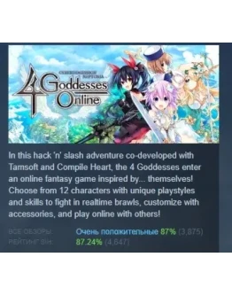 Cyberdimension Neptunia: 4 Goddesses Online STEAM KEY Cyberdimension Neptunia: 4 Goddesses Online STEAM KEY